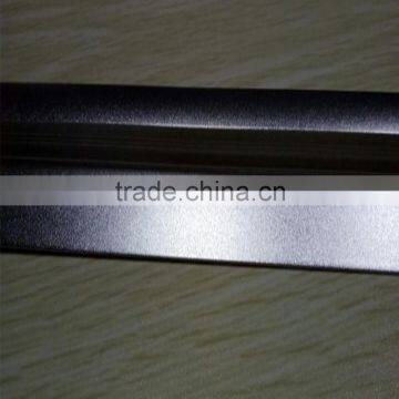Popular Customized Sandblasting Bright Silvery Aluminium Profile for Ruler photo-3