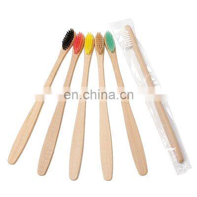 100% natural bamboo toothbrush, biodegradable and reusable bamboo toothbrush