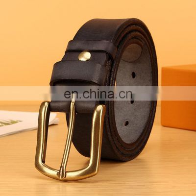 Genuine leather belt for men customised wholesale retail high very premium quality 2022 business style OEM ODM