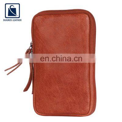 Leading Manufacturer of Top Quality Silver Antique Fitting and Swiss Cotton Lining Genuine Leather Phone Bag for Women photo-4