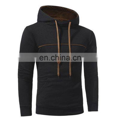 OEM High Quality Oversize Plain Sweatshirt Wholesale 100% Cotton Custom Embroidery Blank Unisex Hoodie for Men photo-2
