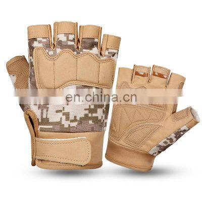 High Quality Custom Logo Ventilated Workout Fitness Weight Lifting Gym Gloves With Wrist photo-3