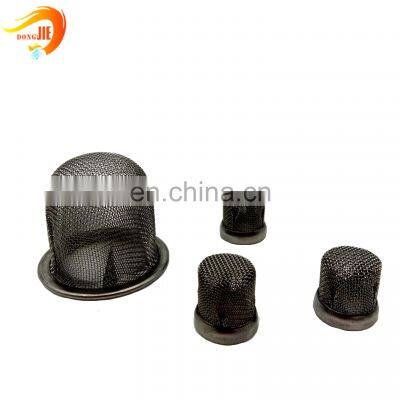 304 Stainless Steel Bowl Shape Metal Woven Wire Mesh Filter Cap