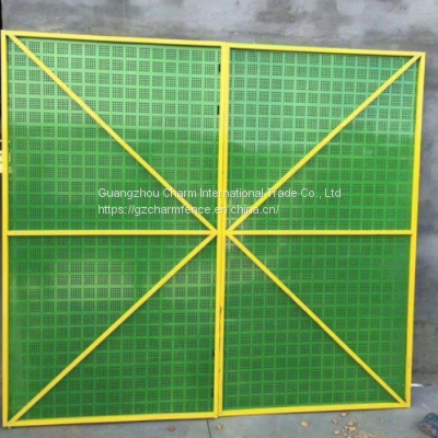 Yellow-green frame climbing frame mesh new climbing frame safety steel mesh scaffolding protection safety net