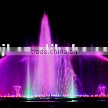 Musical Fountain In Lake