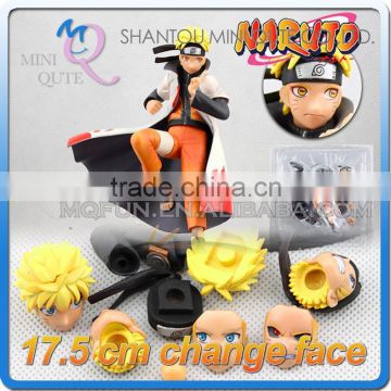 MINI QUTE 17.5 cm naruto changing face Japanese anime action figures dolls brinquedos boys toys NO.MQ 097