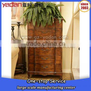 NEW Model Wood Drawer Cabinet, Furniture Cabinet With 6 Drawers Simple Carving