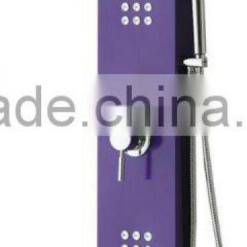 cheap nice purple color aluminium alloy shower wall panels