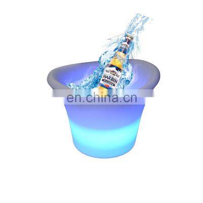 nightclub bars restaurant wine High quality Bar Light Champagne Wine Drinks Beer Bucket KTV Nightclub Portable LED ice bucket