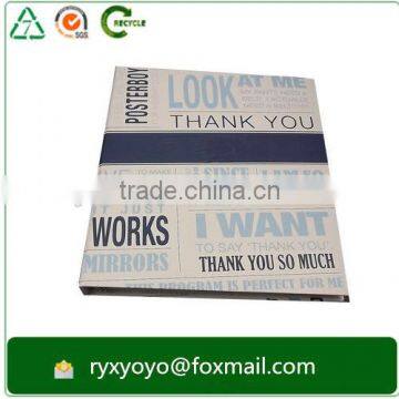 Customized Paper Cardboard 3 Ring Binder Portfolio With Matt Finishing photo-4