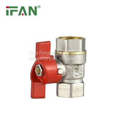 IFAN Customized Female Threaded 2Pc Ball Valve1/2 3/4 1 2 Inch Brass Ball Valves