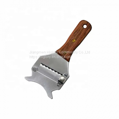 Adjustable Stainless Steel Truffles Shaver Cheese Slicer Chocolate Shaver With Wood Handle for Kitchen photo-3