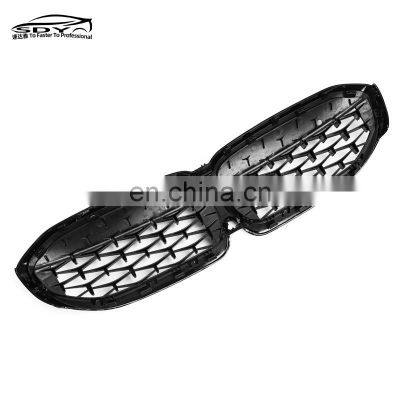 G20 Pre-Lci Carbon Fiber Front Kidney Diamnod Style Grille Front Grill For BMW 3 Series G20 G21 320i 330i M340i M340d photo-4