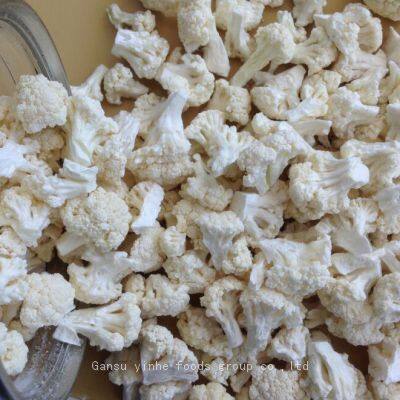 Factory's hot selling freeze dried cauliflower florets
