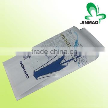 Flat Bottom Clear Printing Plastic Package Gusseted Bags