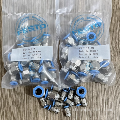 Ma?geschneiderte Festo Drosselventile, Festo Ventilverbindungen GRLA GRLA-M5-1/8-1/4-3/8-1/2-QS-4-6-8-10-12-16-RS-B-D