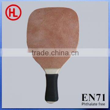 2015 new arrival Hot sale promptional square poplar wooden beach tennis racket /beach bat /beach paddle set with tennis ball