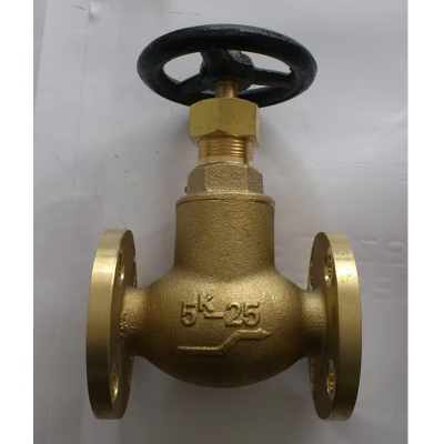 JIS Marine Valve 5K 10K 16K Flange Bronze Brass Globe Valve photo-6
