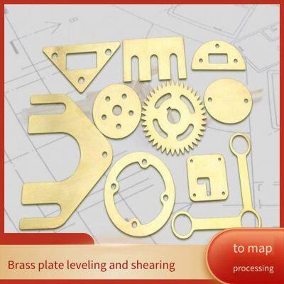 Brass Plate Leveling and Shearing Processing, H59 and H65 Ultra-flat Copper Plates, Laser-cut Brass Plates