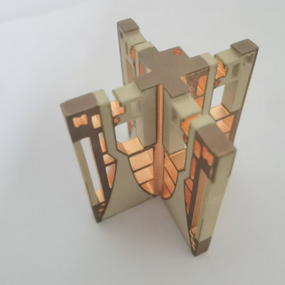 China Chaosheng Electronics 3D Structured Alumina Ceramic PCB (3D Al ₂ O ∝ PCB) 3D Molding+multi-layer co Firing