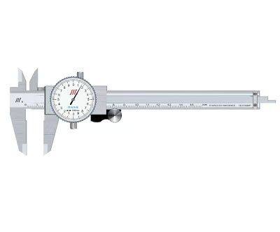 Precision Vernier Caliper 0-200mm for CNC Machining and Metalworking
