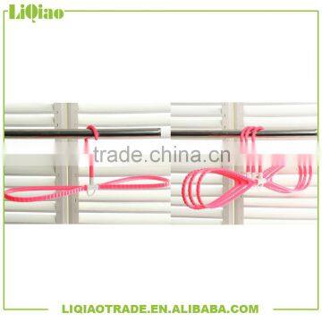 Plastic candy color rotating clothes rack with slippers