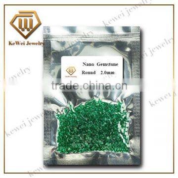 New products gems 1.5mm~2.5mm Nano vacuum packaging gemstone