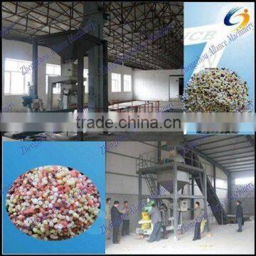 Organic BB Fertilizer particles mixing machinery /compound fertilizer granules blending plant