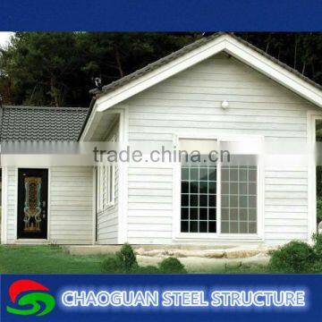 circulation and flexible layout light steel frame villa for sale