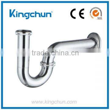 Plumbers Grade P Trap 1 1/2" Waste Trap Chrome Plated Brass Trap