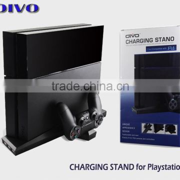 Black Unique Appearance Design Space Ship Console Controllers Charging Station Stand Fit for PS4