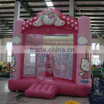 2014 New design KT cat castle bouncer jumper game