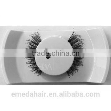 invisible band virgin hair eyelashes with lash packaging