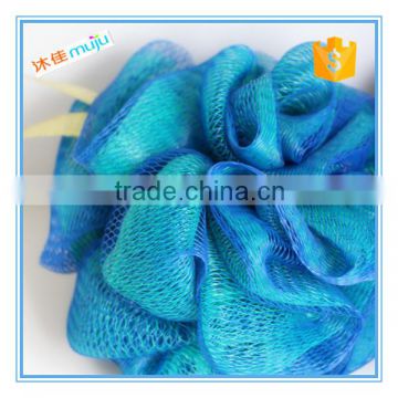 colorful mesh bath sponge