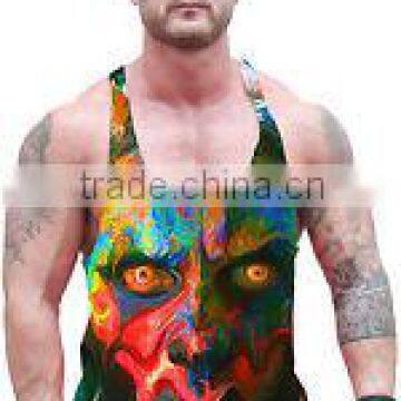 100% Cotton Sublimation Singlet photo-3