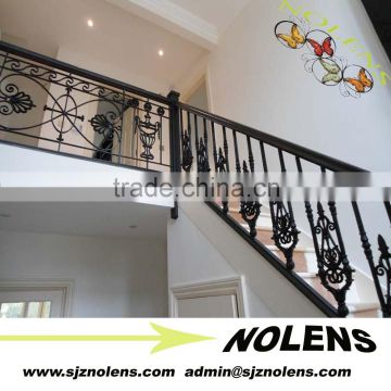 New Design Indoor Wrought Iron Stair Railings Design For Home