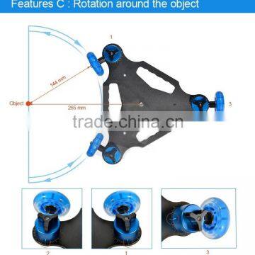 Camera Dolly Car Wheel Skater Track Slider Roller photo-3
