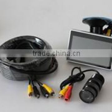 Shenzhen supplier CE RoHS car rear view system with 4.3 inch monitor and backup camera