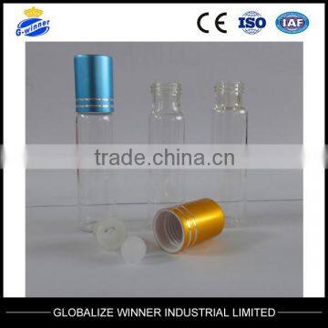 Tubular Clear Roll on Bottle With Aluminum Cap photo-3