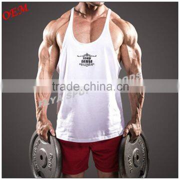 High Quality Wholesale Custom Printed Stringer Gym Vests for Men Quality Choice photo-6