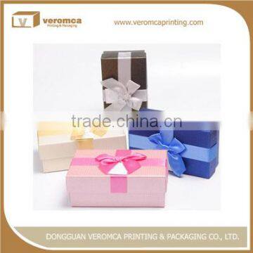 Hot selling luxury men tie packing paper box fancy paper chocolate gift packaging box