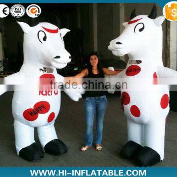 2015 hot selling customized inflatable milk cow,inflatable cow cartoon