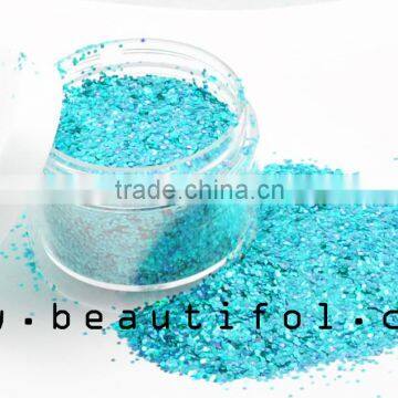 4 colors shimmering body glitter, OEM cosmetics wholesale flash powder