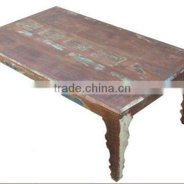 INDIA VILLAGE RECYCLE WOOD DINING TABLE