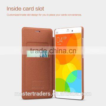 Original NILLKIN Ming Series Stand Holder Flip Wallet PU Leather Case With Card Slot For Xiaomi Note MT-3362 photo-4