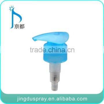 28MM 410 400 415 Transparent blue Made in China Plastic Left-Right structure lotion pump