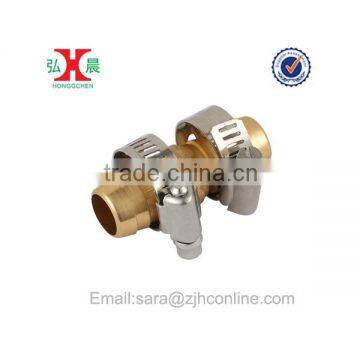 Repair Brass Hose Connector with Strainless Steel Clamp