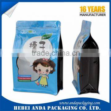 Side Gusset Plastic Zipper Bag for Dried Hazel Nuts Packaging