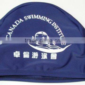 2015 fashion new hot sale lycra swim caps with logos