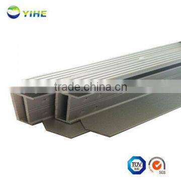 Silver white anodized aluminum profiles for solar panel